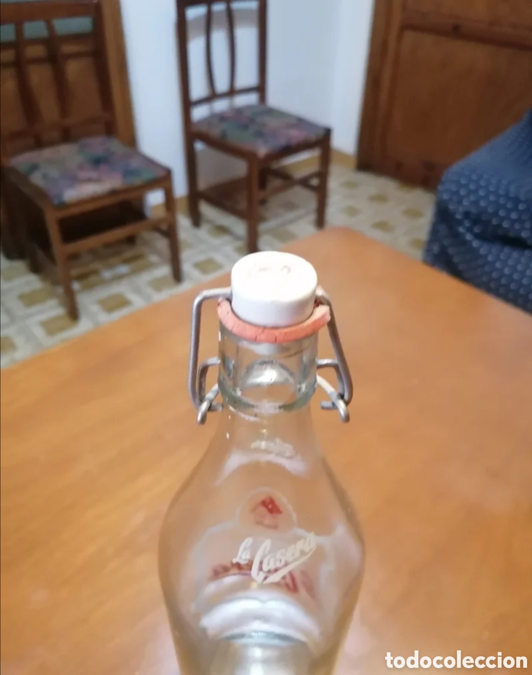 Botellas antiguas: Botella antigua de &rdquo;La Casera&rdquo;. - Foto 4