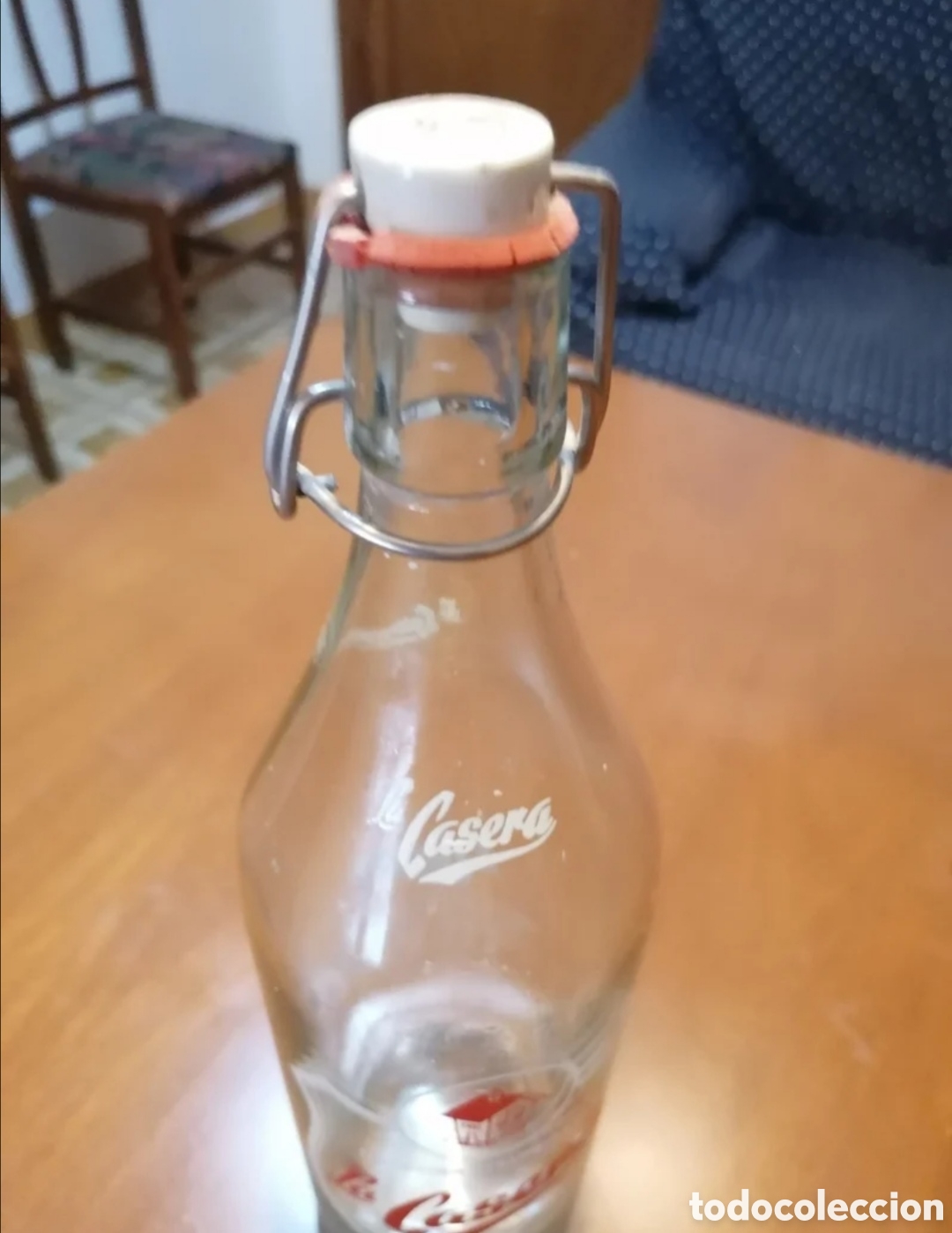 Botellas antiguas: Botella antigua de &rdquo;La Casera&rdquo;. - Foto 5