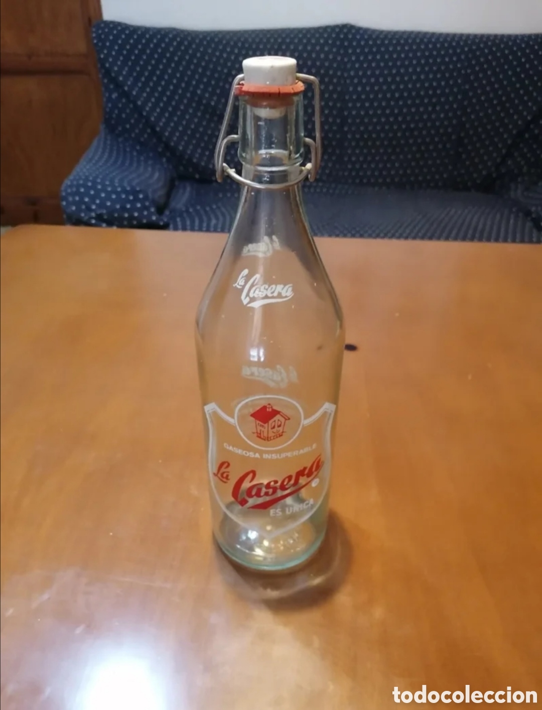 Botellas antiguas: Botella antigua de &rdquo;La Casera&rdquo;. - Foto 6
