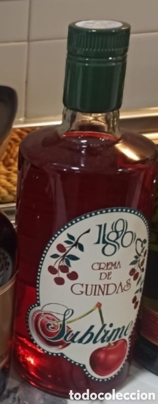 Botellas antiguas: Lote de 5 botellas de licor - Foto 5