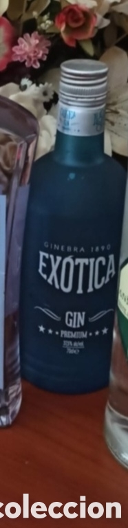 Botellas antiguas: Lote de 5 botellas de licor - Foto 5