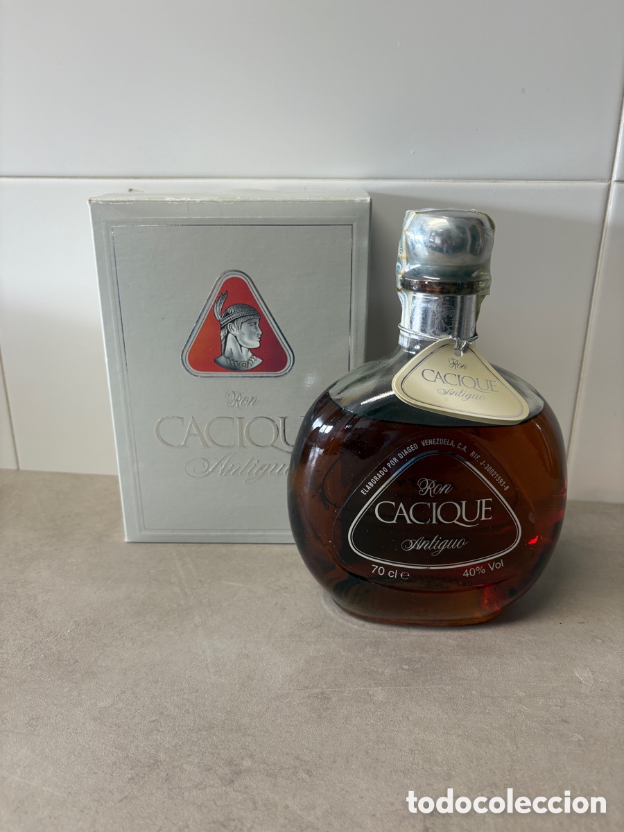 Botellas antiguas: Ron Cacique Antiguo 40% - Foto 2