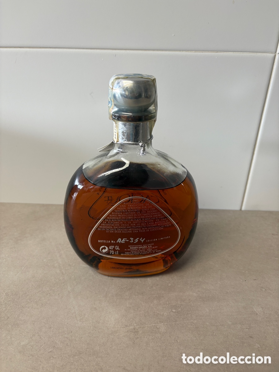 Botellas antiguas: Ron Cacique Antiguo 40% - Foto 4