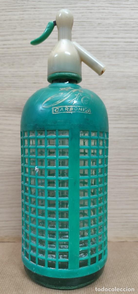 Botellas antiguas: Sif&oacute;n carb&oacute;nica Stel - Foto 2