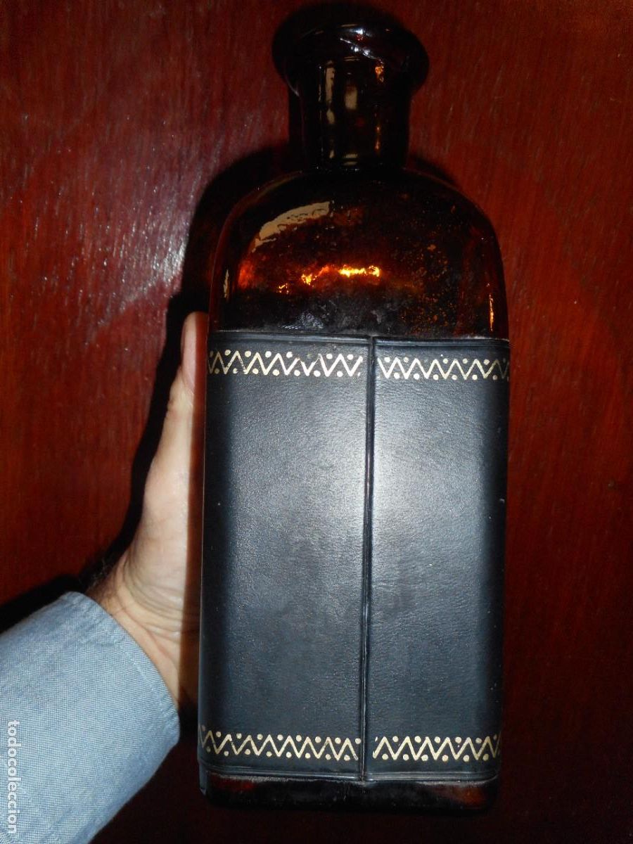 Botellas antiguas: Botella WHISKY ambar - Foto 2