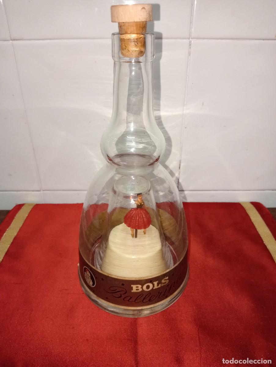 Botellas antiguas: Botella musical a&ntilde;os 1950 - Foto 1