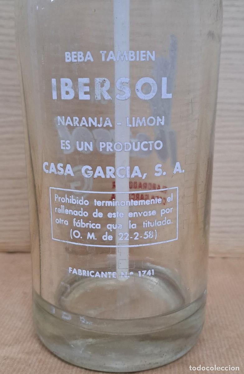 Botellas antiguas: Sif&oacute;n Ibersol Manlleu - Ripoll - Foto 3