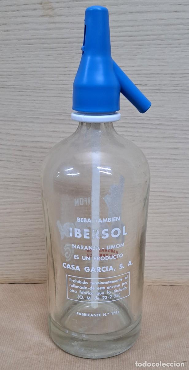 Botellas antiguas: Sif&oacute;n Ibersol Manlleu - Ripoll - Foto 5