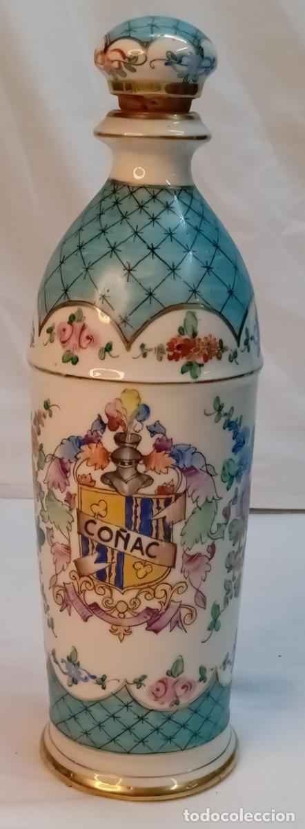 Botellas antiguas: BOTELLA DE PROCELANA PINTADA SIGLO XIX - Foto 1
