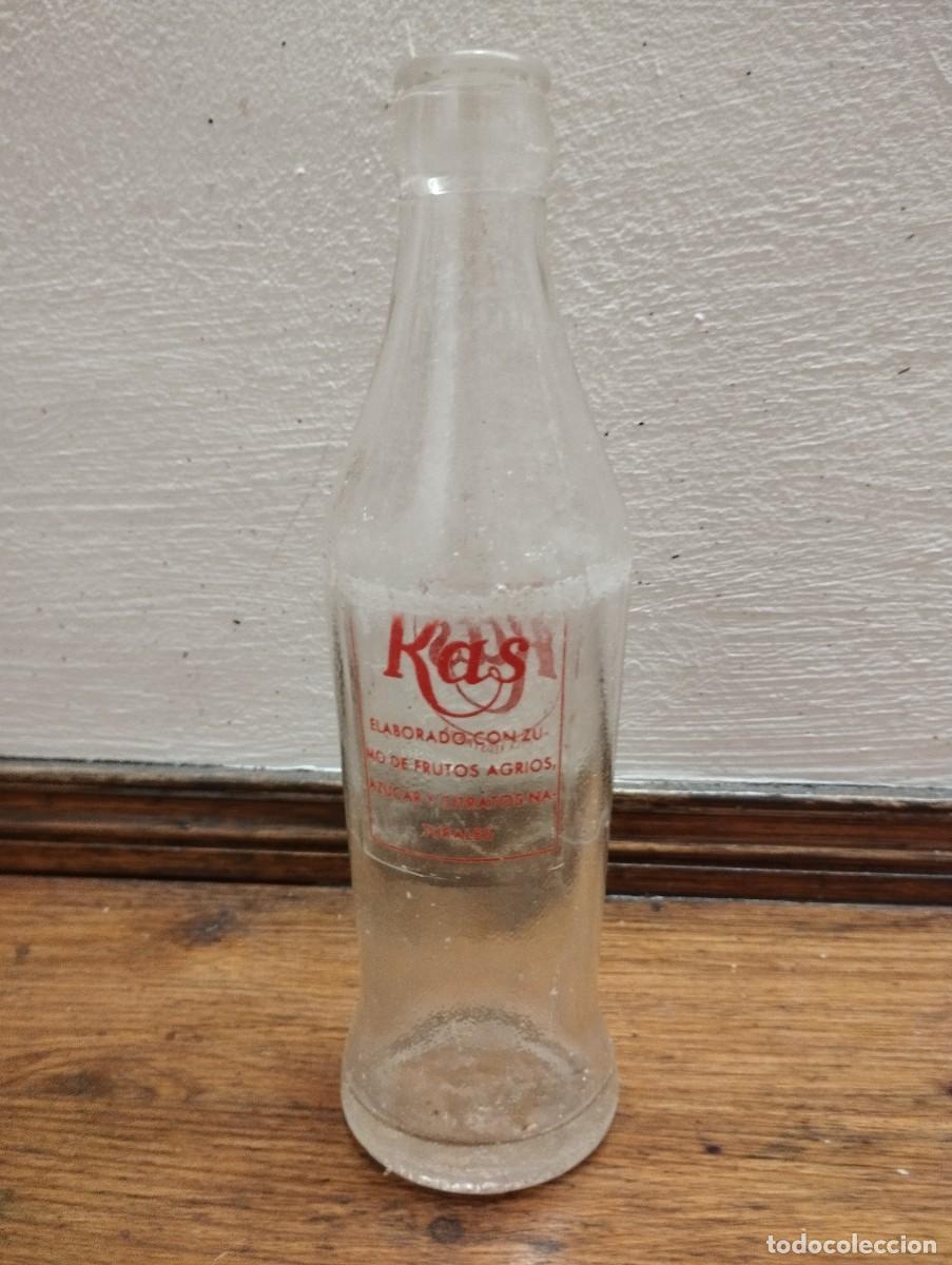 Botellas antiguas: BOTELLIN DE KAS ZUMO DE FRUTAS. - Foto 2