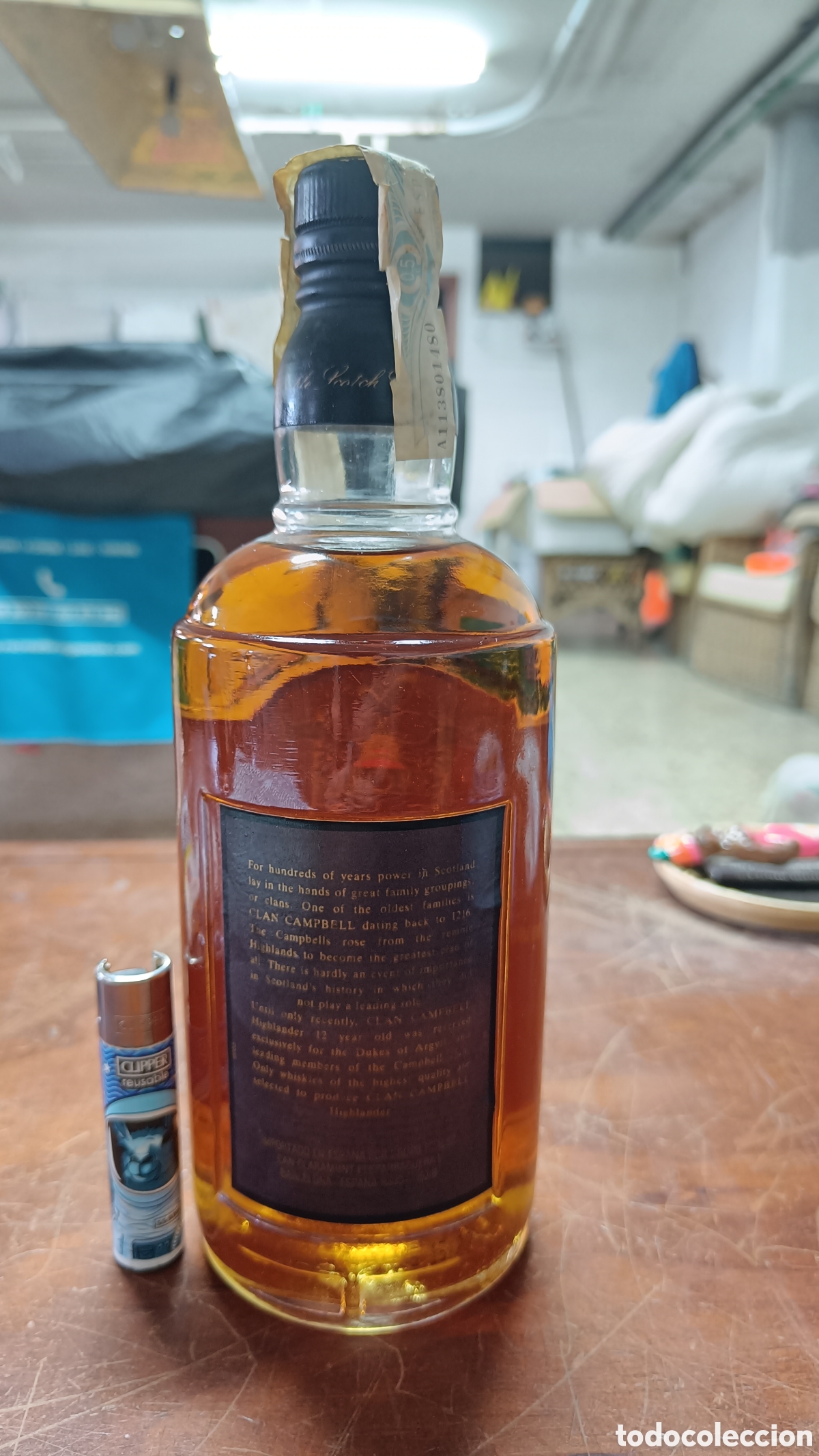 Botellas antiguas: Clan Campbell highlander 12 years old - Foto 2