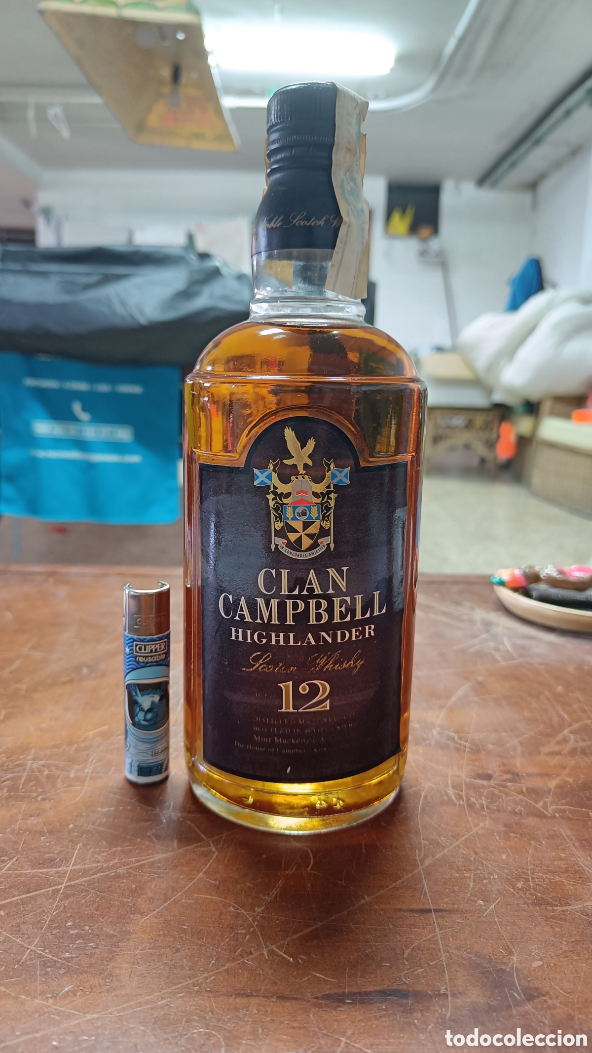 Botellas antiguas: Clan Campbell highlander 12 years old - Foto 1