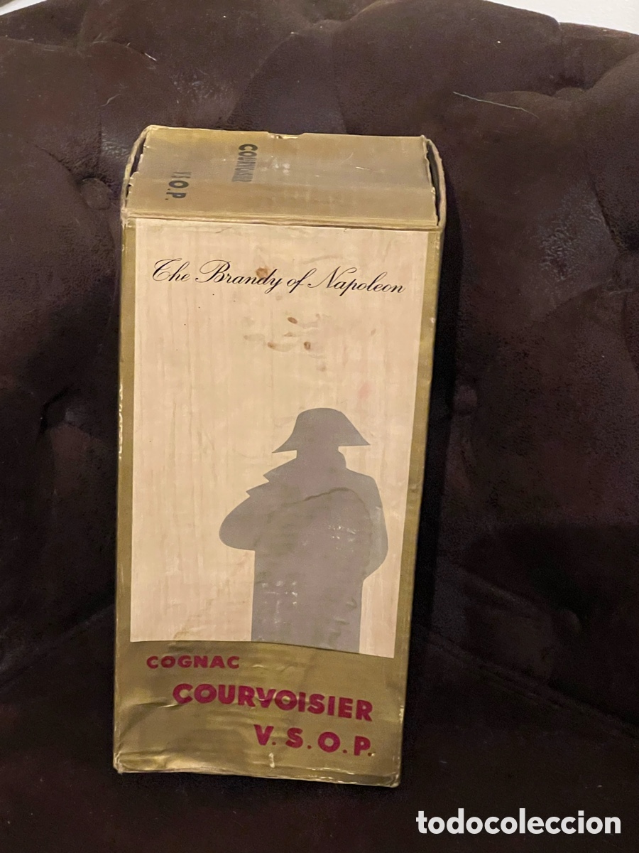 Botellas antiguas: Botella COGNAC COURVOISIER - Foto 2