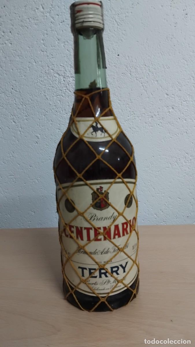 Botellas antiguas: BOTELLA ANTIGUA DE CENTENARIO TERRY - Foto 1