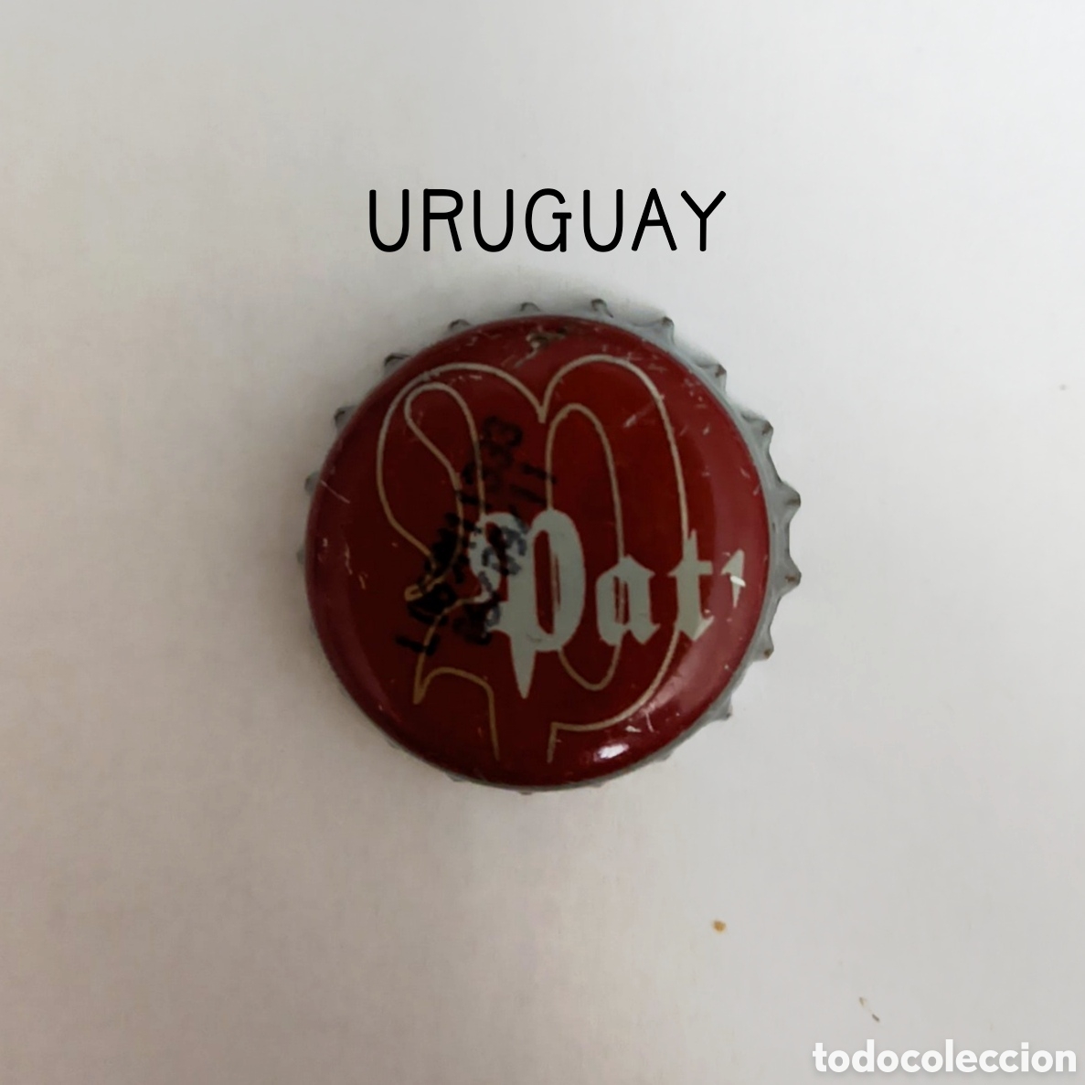 Botellas antiguas: Chapa corona de Uruguay - Foto 1