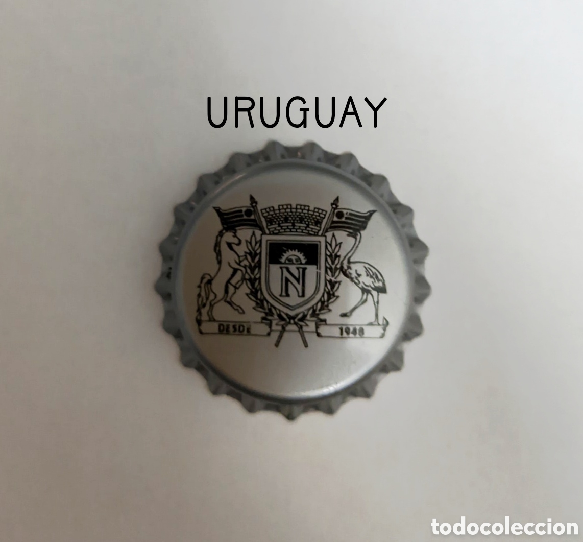 Botellas antiguas: Chapa corona sin usar de Uruguay - Foto 1
