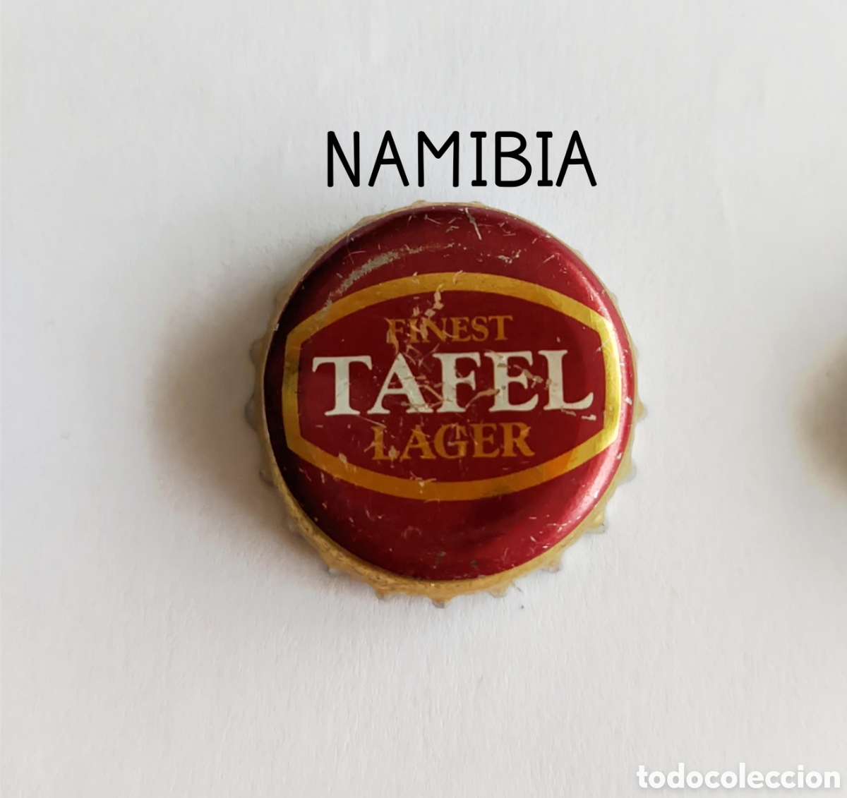Botellas antiguas: Chapa tap&oacute;n corona de Namibia - Foto 1