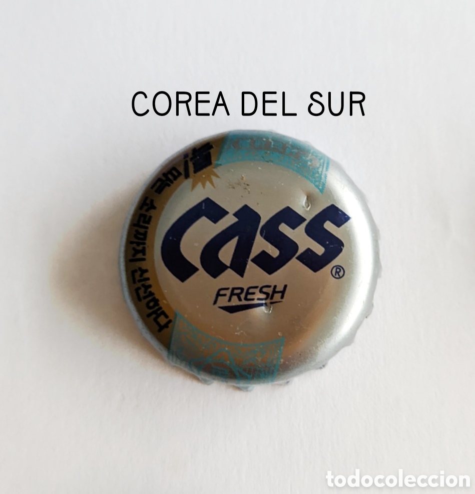 Botellas antiguas: Chapa tap&oacute;n corona de Corea del Sur - Foto 1
