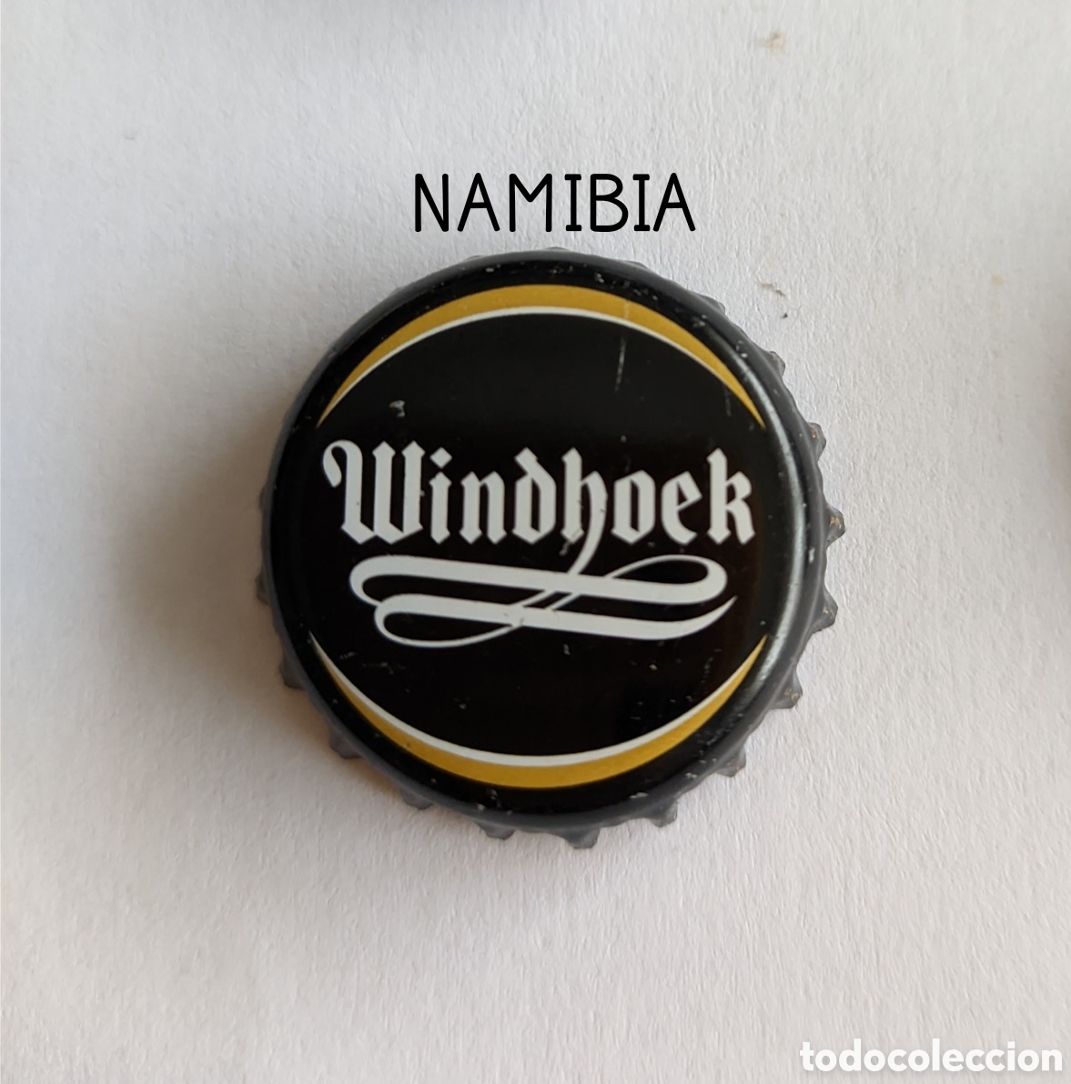 Botellas antiguas: Chapa tap&oacute;n corona de Namibia - Foto 1