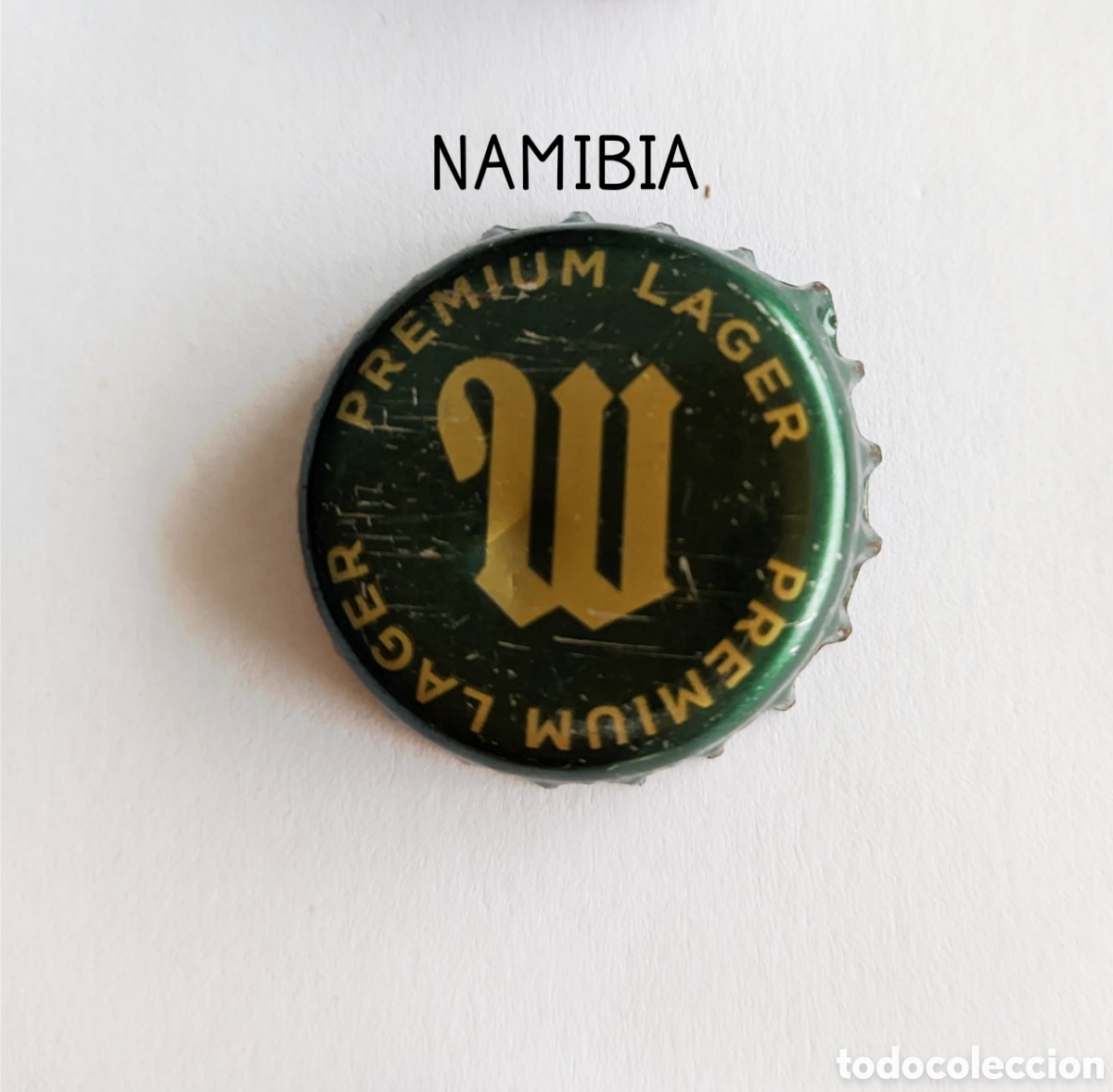 Botellas antiguas: Chapa tap&oacute;n corona de Namibia - Foto 1
