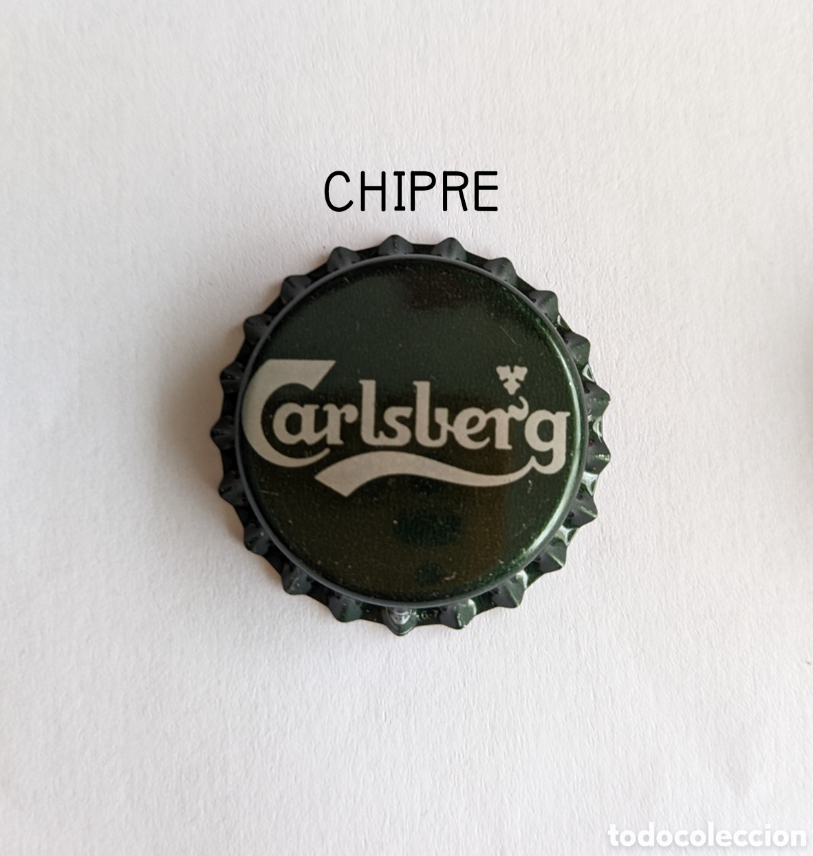 Botellas antiguas: Chapa corona sin usar de Chipre - Foto 1