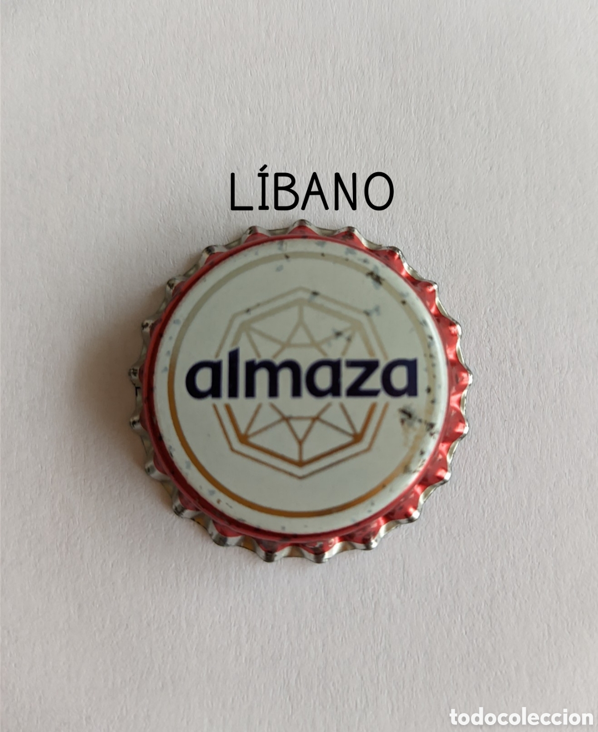 Botellas antiguas: Chapa corona sin usar del L&iacute;bano - Foto 1