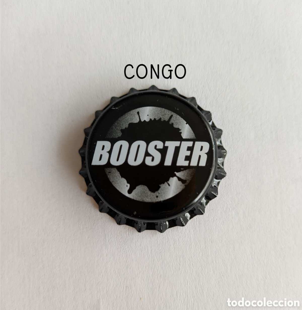 Botellas antiguas: Chapa corona sin usar del Congo - Foto 1
