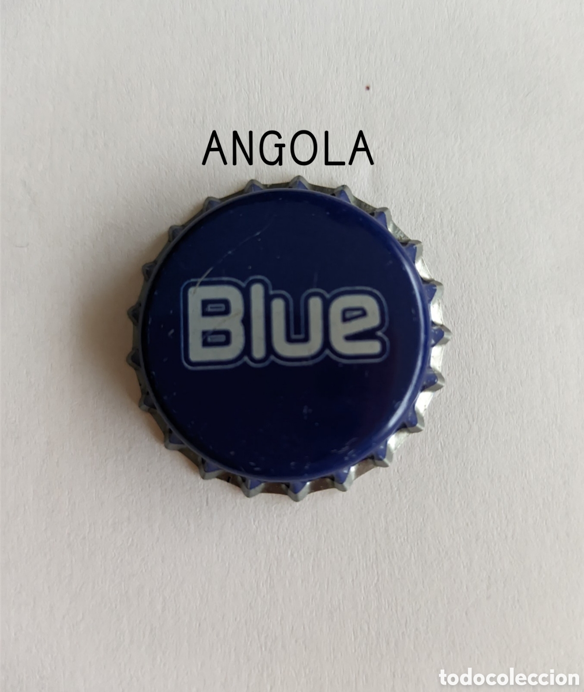 Botellas antiguas: Chapa corona sin usar de Angola - Foto 1