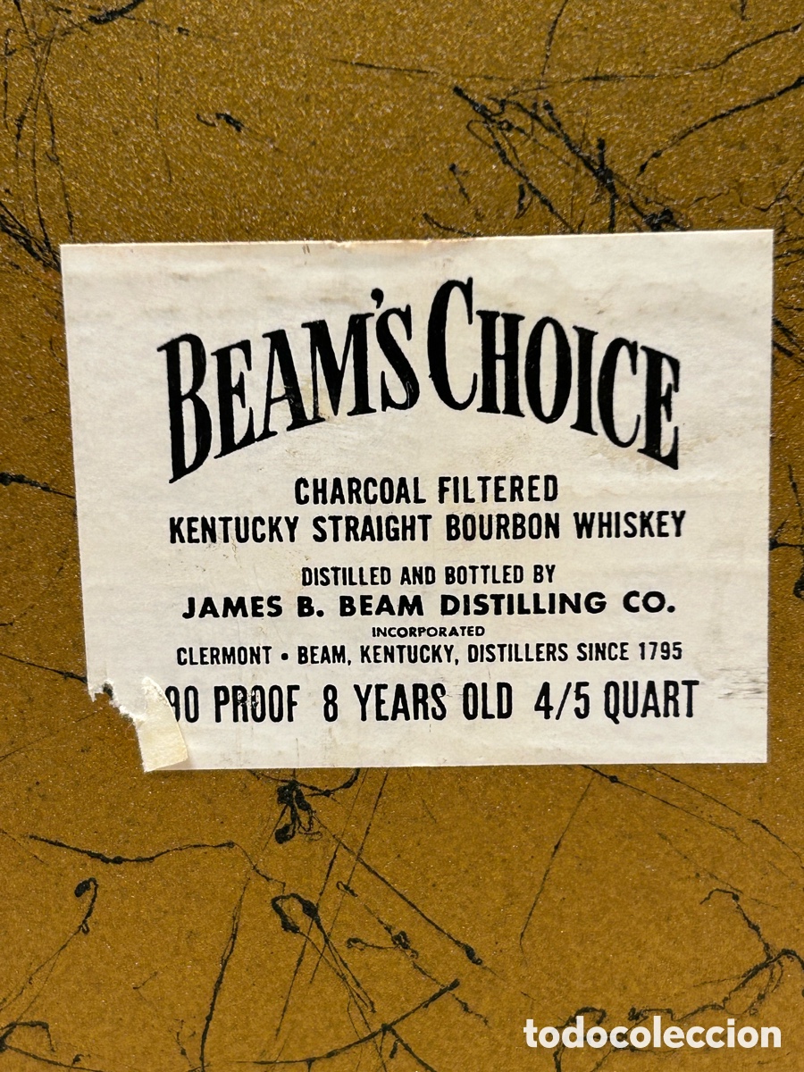 Botellas antiguas: Botella coleccionista de Beam&rsquo;s Choice - Foto 5