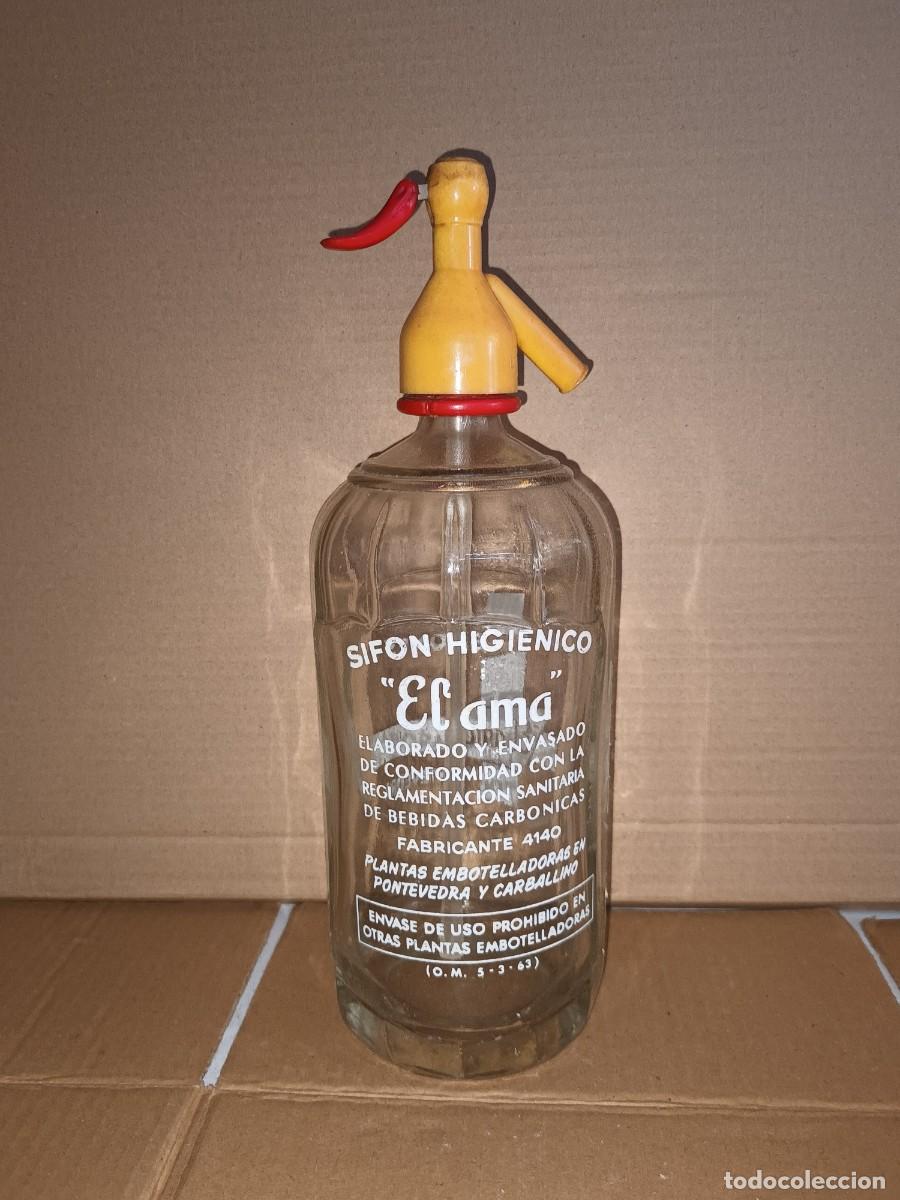 Botellas antiguas: SIFONES EL AMA (PONTEVEDRA) - Foto 3