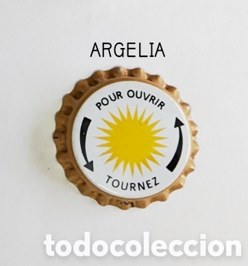 Botellas antiguas: Chapa corona sin usar de Argelia - Foto 1