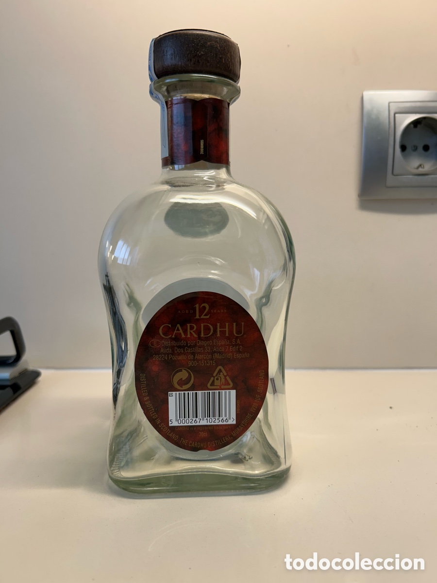Botellas antiguas: Botella y caja Cardhu - Foto 2