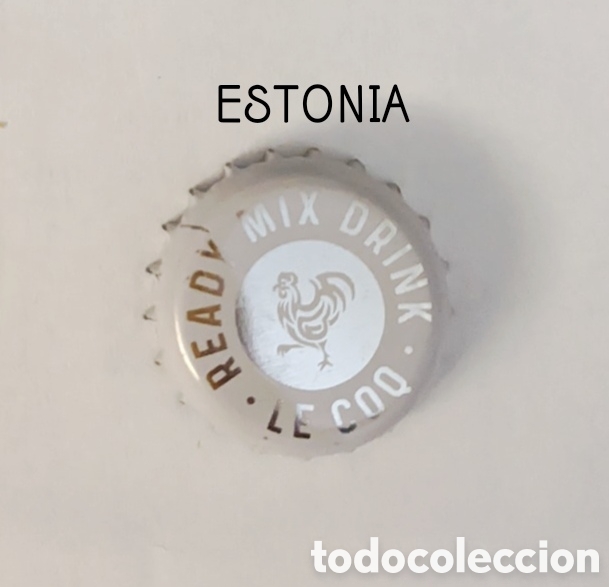 Botellas antiguas: Chapa tap&oacute;n corona de Letonia - Foto 1