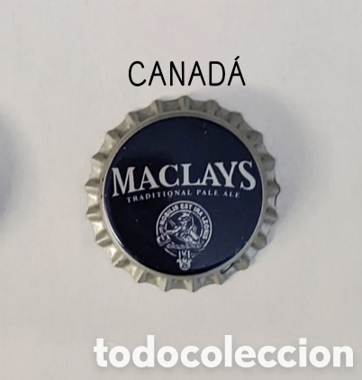 Botellas antiguas: Chapa corona sin usar de Canad&aacute; - Foto 1