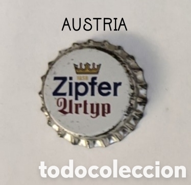 Botellas antiguas: Chapa corona sin usar de Austria - Foto 1