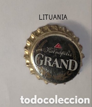Botellas antiguas: Chapa corona sin usar de Lituania - Foto 1
