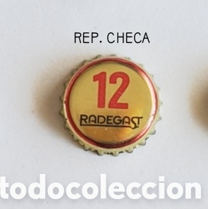 Botellas antiguas: Chapa tap&oacute;n corona Rep. Checa - Foto 1