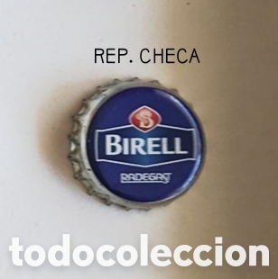 Botellas antiguas: Chapa tap&oacute;n corona Rep. Checa - Foto 1