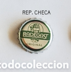 Botellas antiguas: Chapa tap&oacute;n corona Rep. Checa - Foto 1