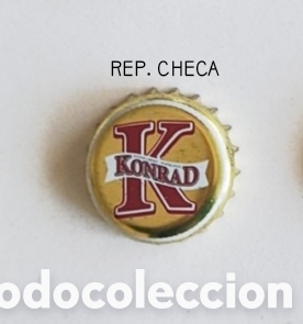 Botellas antiguas: Chapa tap&oacute;n corona Rep. Checa - Foto 1