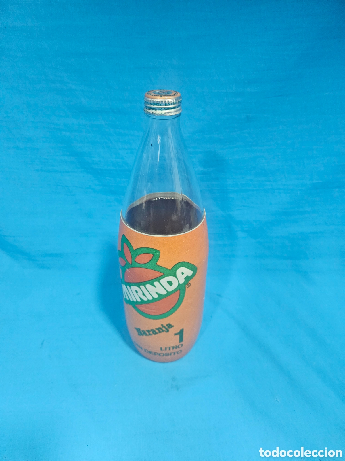 Botellas antiguas: BOTELLA MIRINDA NARANJA 1 LITRO . - Foto 1