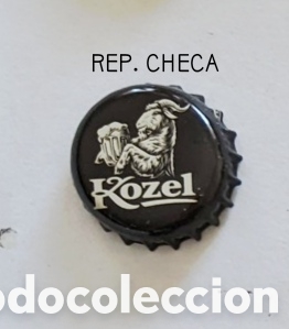 Botellas antiguas: Chapa tap&oacute;n corona Rep. Checa - Foto 1