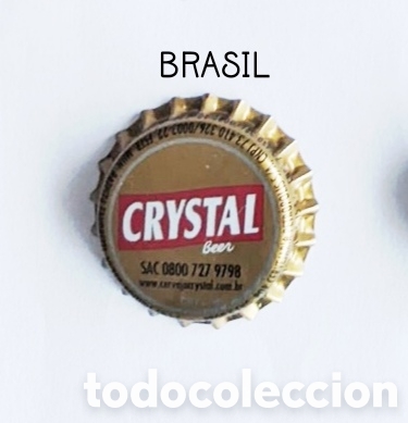 Botellas antiguas: Chapa corona sin usar de Brasil - Foto 1
