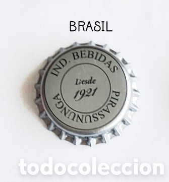 Botellas antiguas: Chapa corona sin usar de Brasil - Foto 1
