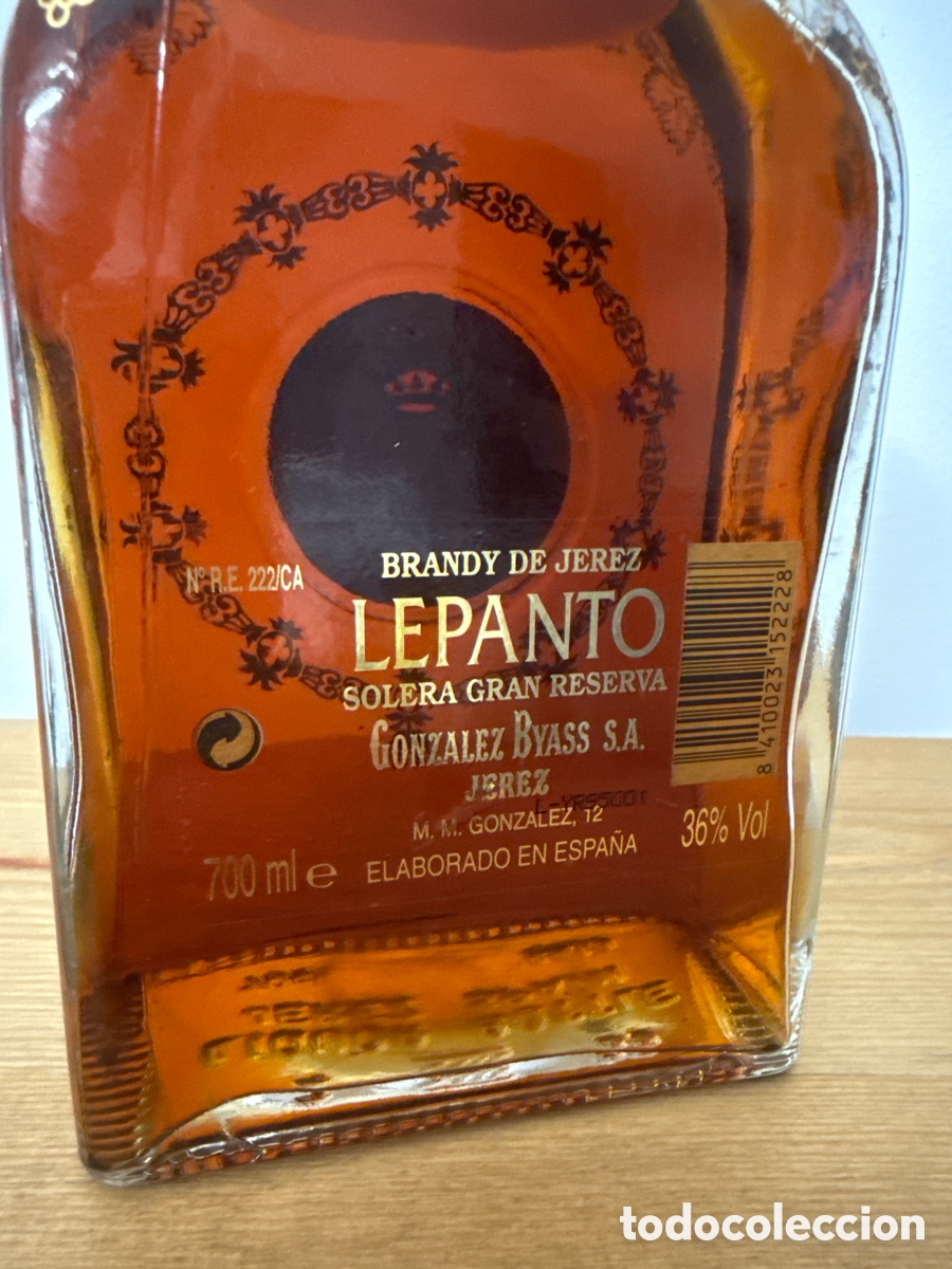 Botellas antiguas: Brandy Lepanto Gran Reserva - Foto 2