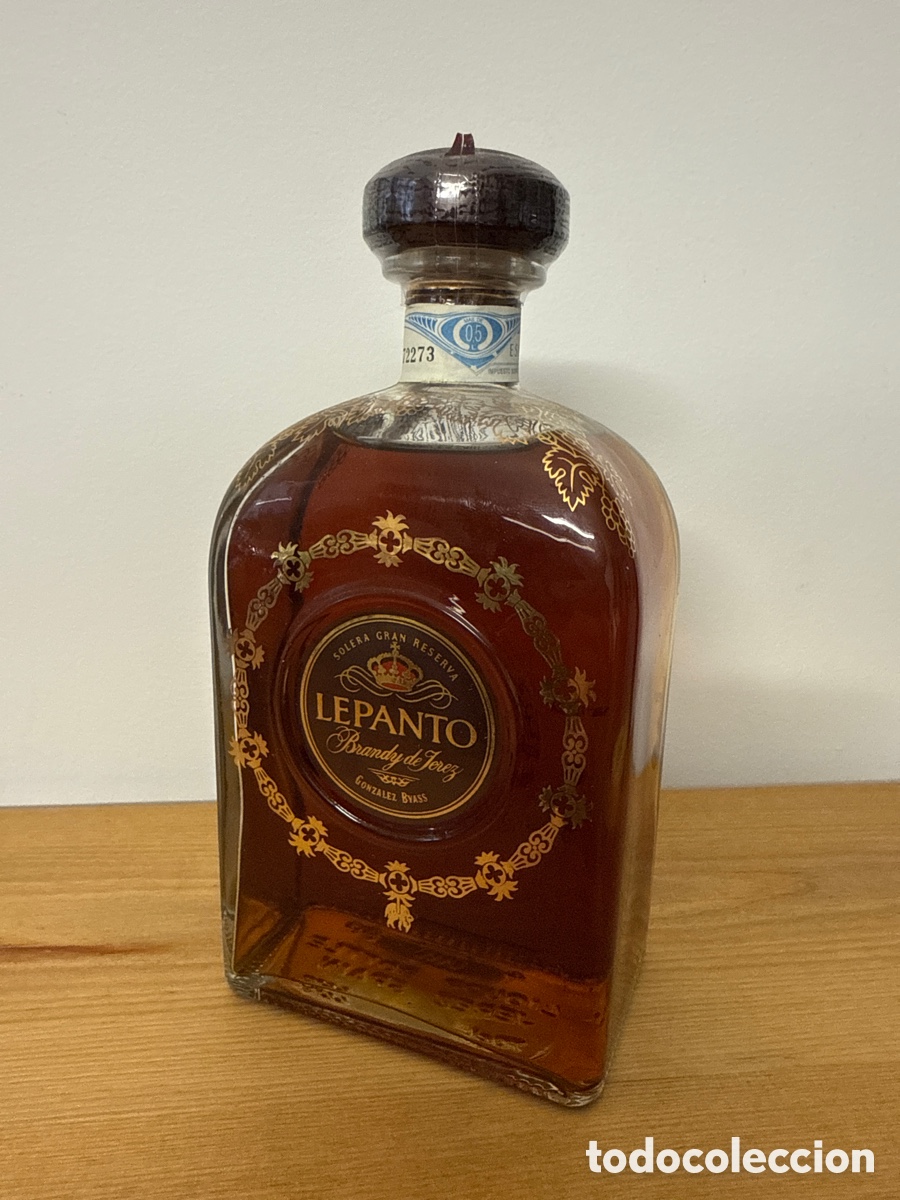 Botellas antiguas: Brandy Lepanto Gran Reserva - Foto 1