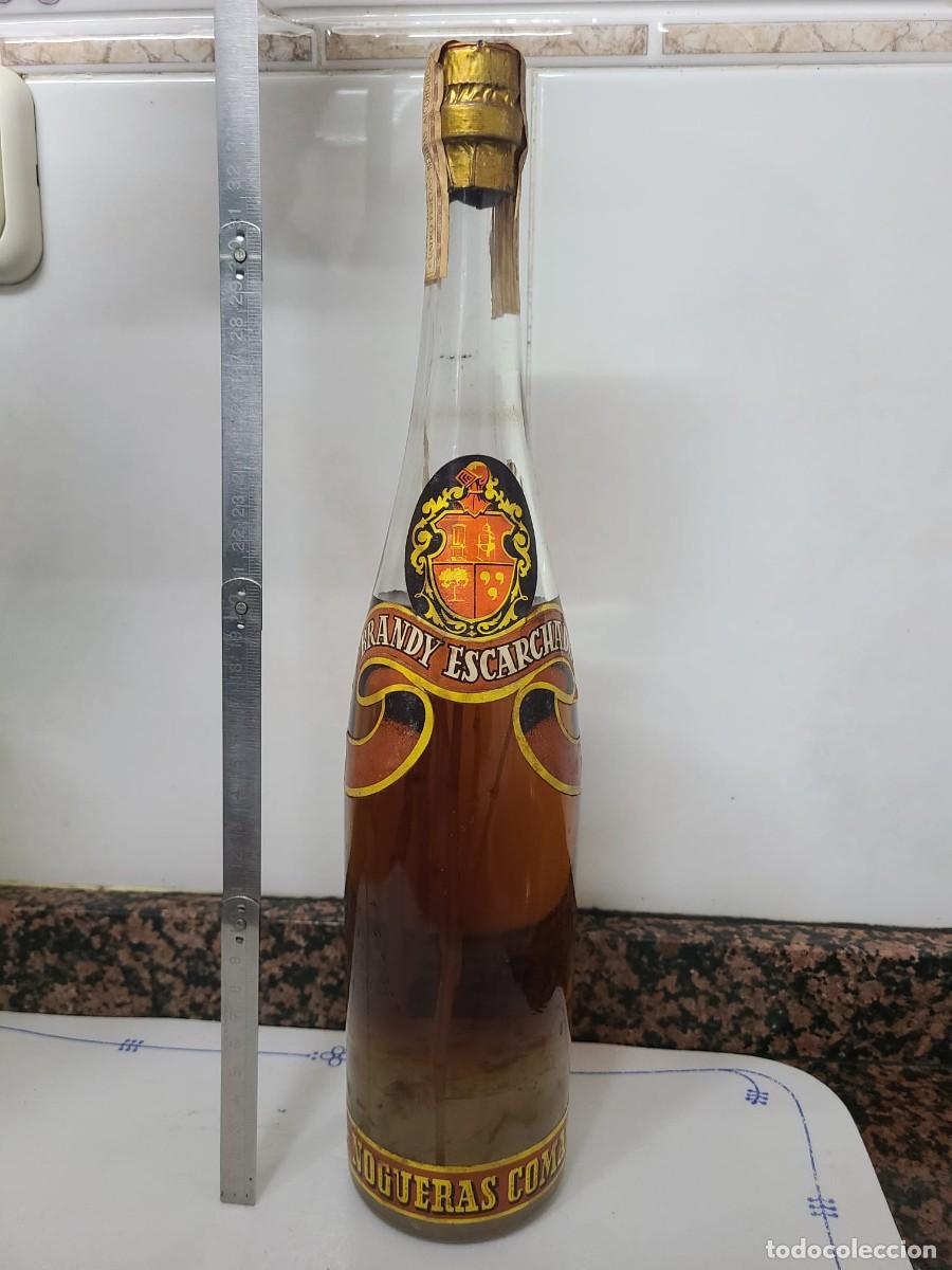 Botellas antiguas: Brandy Escarchado Nogueras Comas - Foto 1