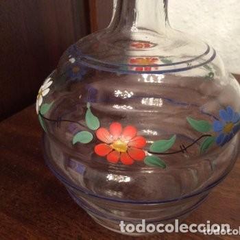 Botellas antiguas: Botella antigua pintada - Foto 3