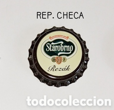 Botellas antiguas: Chapa corona sin usar Rep. Checa - Foto 1