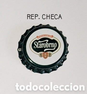 Botellas antiguas: Chapa corona sin usar Rep. Checa - Foto 1